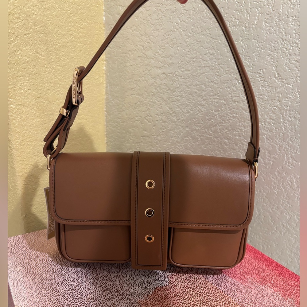 Brown Leather Shoulder Bag